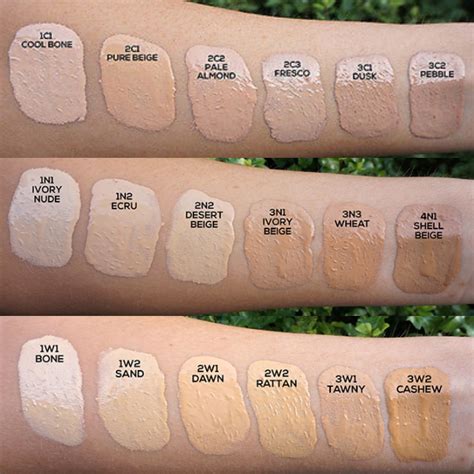 double wear swatch|long wear double wear makeup.